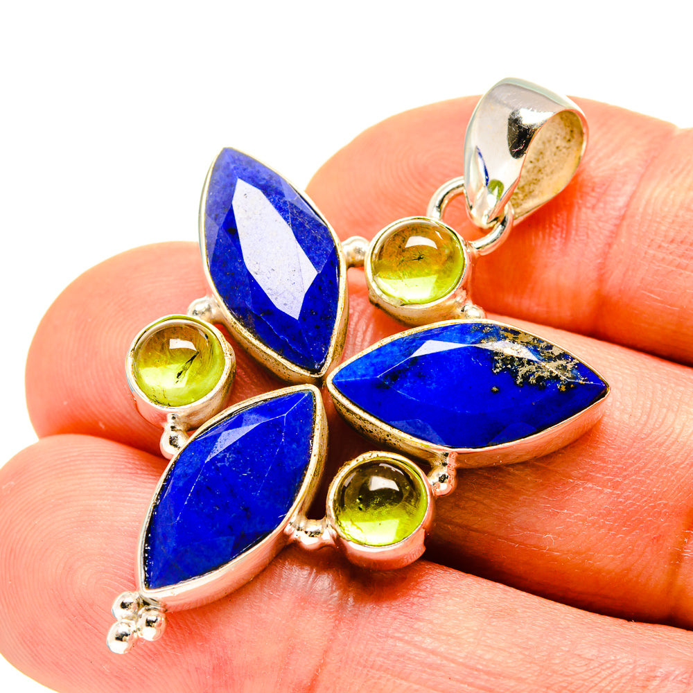 Lapis Lazuli Pendants handcrafted by Ana Silver Co - PD758497