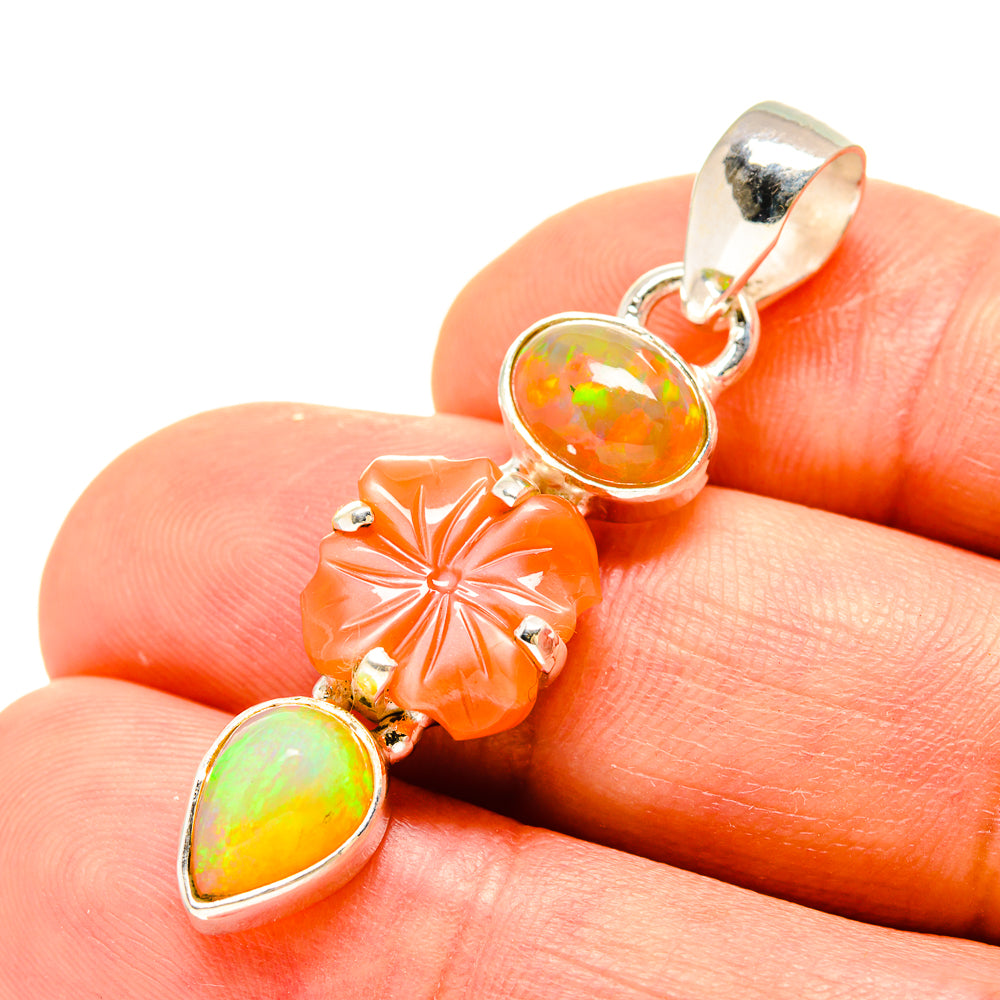Carnelian Pendants handcrafted by Ana Silver Co - PD758500