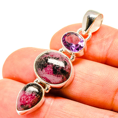 Rhodonite Pendants handcrafted by Ana Silver Co - PD758501