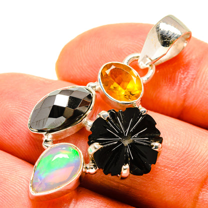 Black Onyx Pendants handcrafted by Ana Silver Co - PD758510