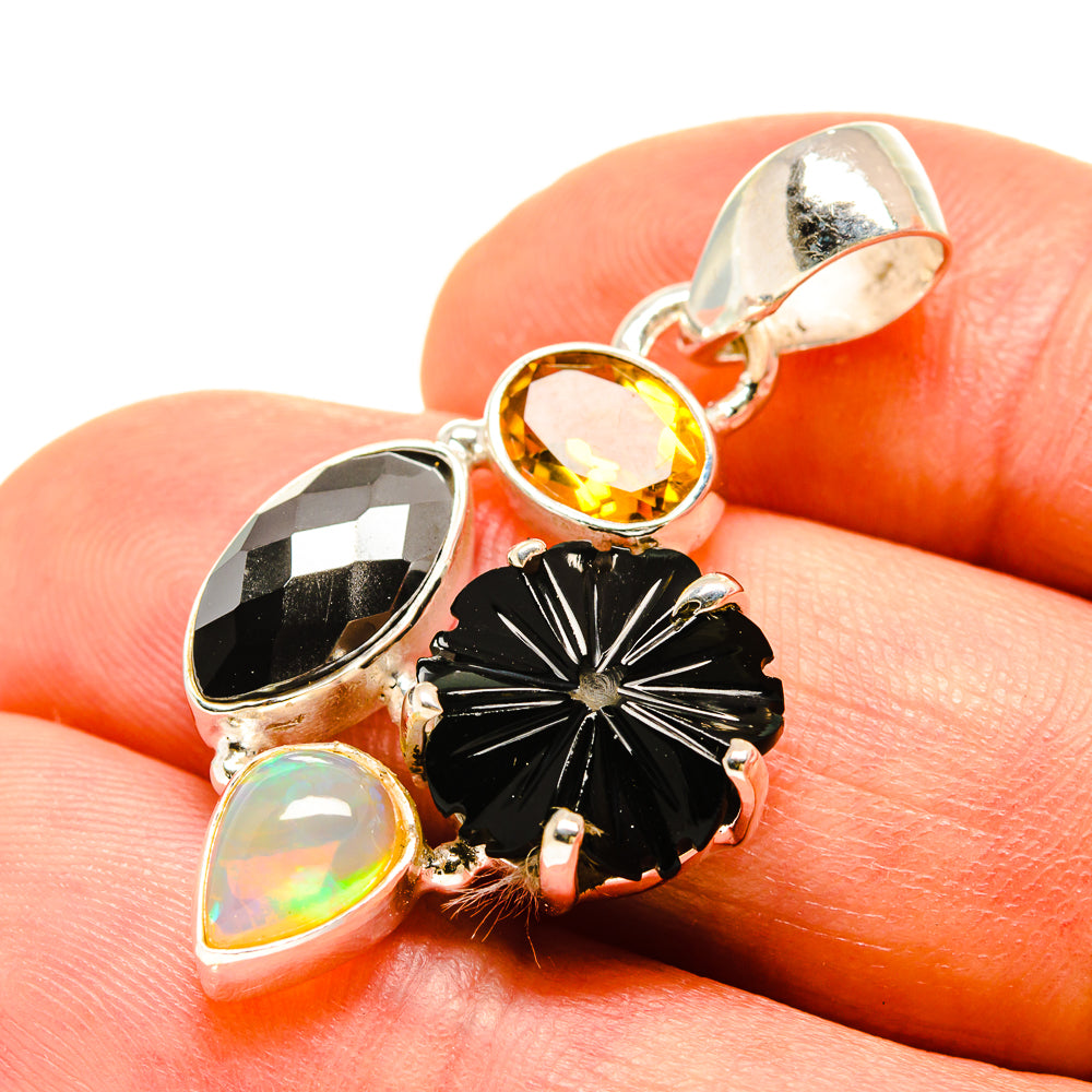 Black Onyx Pendants handcrafted by Ana Silver Co - PD758513