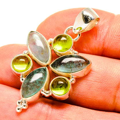 Blue Fluorite Pendants handcrafted by Ana Silver Co - PD758515