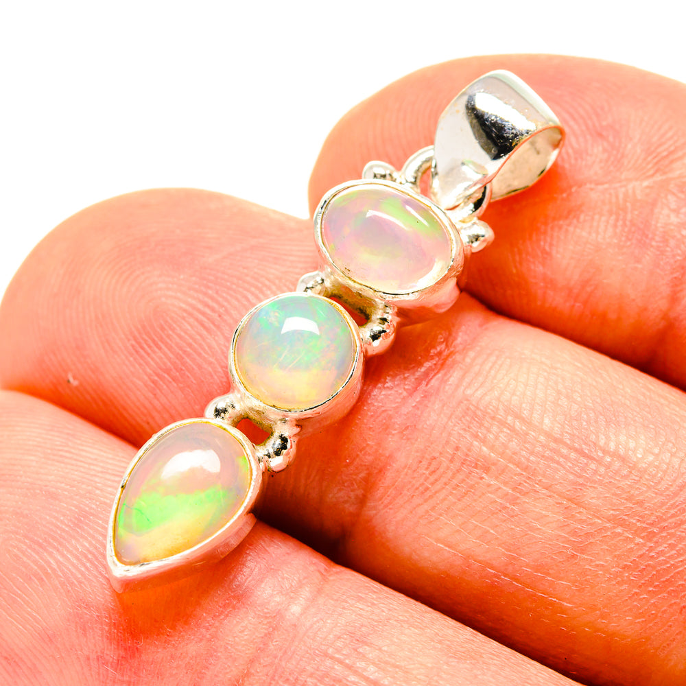 Ethiopian Opal Pendants handcrafted by Ana Silver Co - PD758519