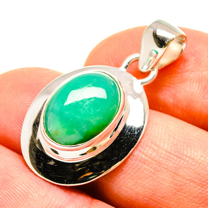 Chrysoprase Pendants handcrafted by Ana Silver Co - PD758524
