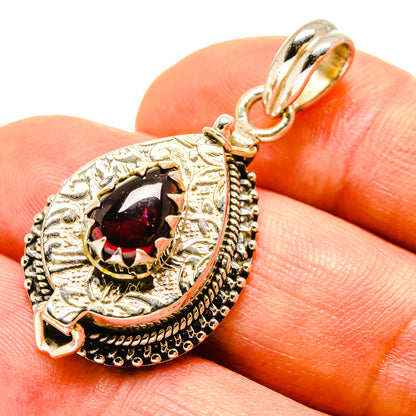 Garnet Pendants handcrafted by Ana Silver Co - PD758531