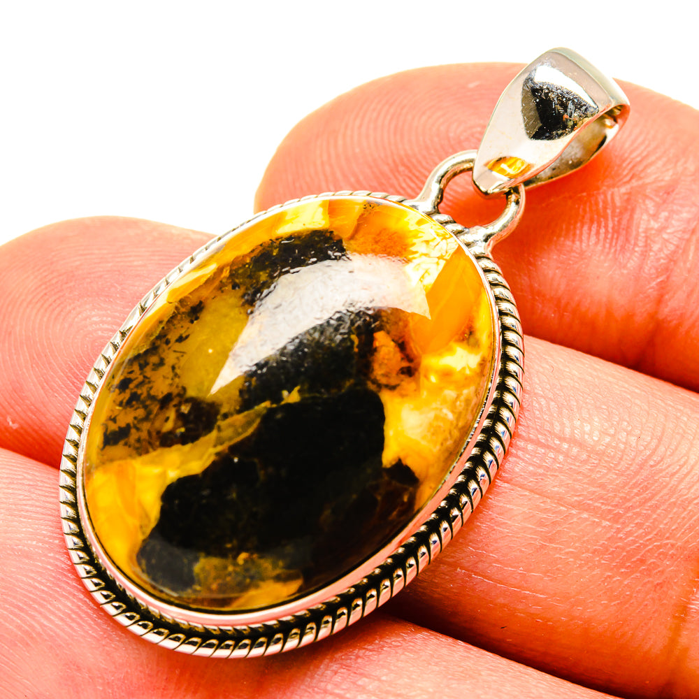 Amber Pendants handcrafted by Ana Silver Co - PD758536