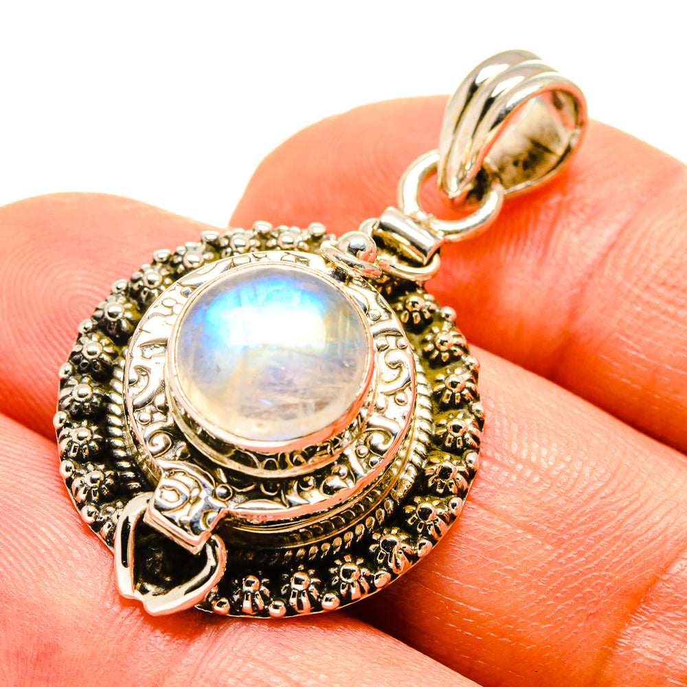 Rainbow Moonstone Pendants handcrafted by Ana Silver Co - PD758544