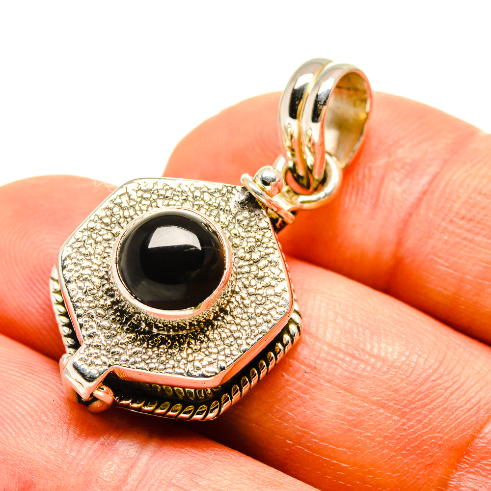 Black Onyx Pendants handcrafted by Ana Silver Co - PD758545