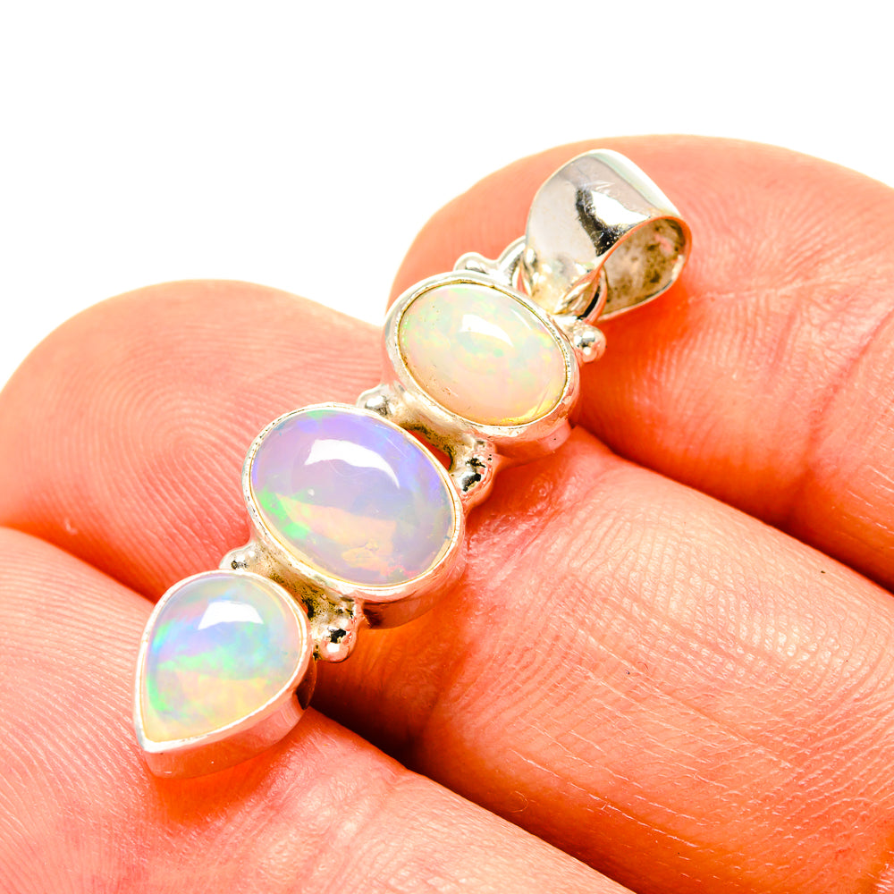 Ethiopian Opal Pendants handcrafted by Ana Silver Co - PD758547