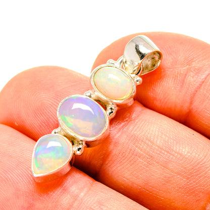 Ethiopian Opal Pendants handcrafted by Ana Silver Co - PD758547
