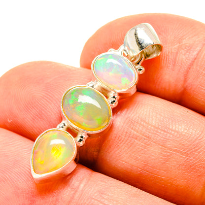 Ethiopian Opal Pendants handcrafted by Ana Silver Co - PD758548