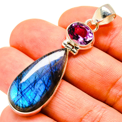 Labradorite Pendants handcrafted by Ana Silver Co - PD758573