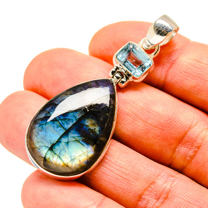 Labradorite Pendants handcrafted by Ana Silver Co - PD758574