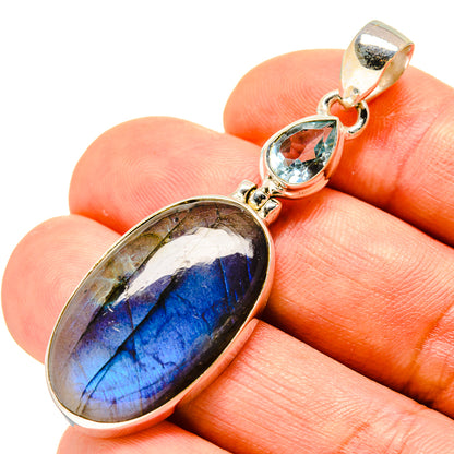 Labradorite Pendants handcrafted by Ana Silver Co - PD758577