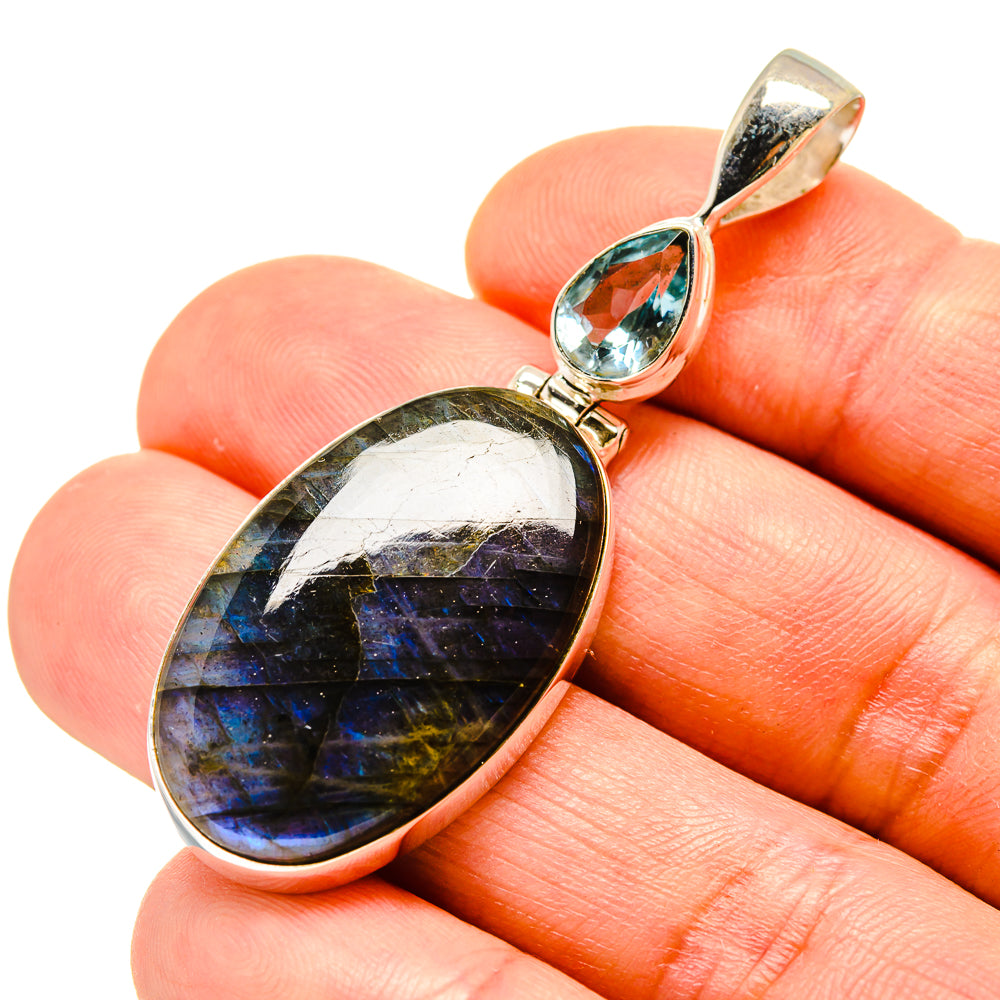 Labradorite Pendants handcrafted by Ana Silver Co - PD758578