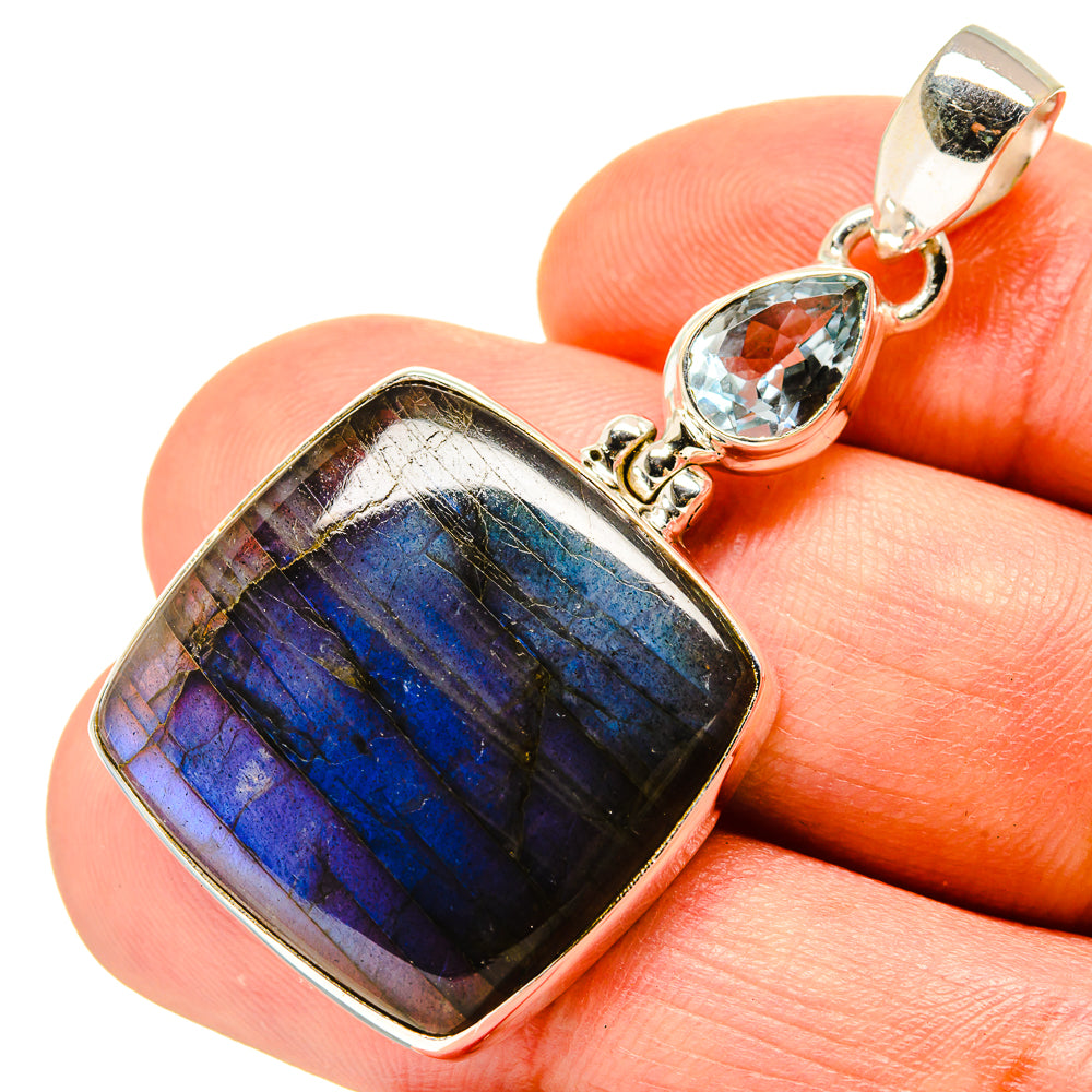 Labradorite Pendants handcrafted by Ana Silver Co - PD758595