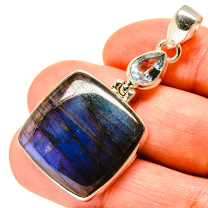 Labradorite Pendants handcrafted by Ana Silver Co - PD758595