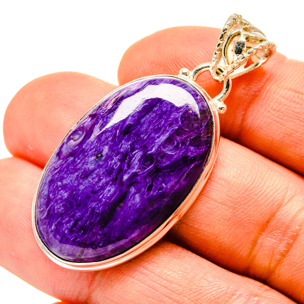 Charoite Pendants handcrafted by Ana Silver Co - PD758597