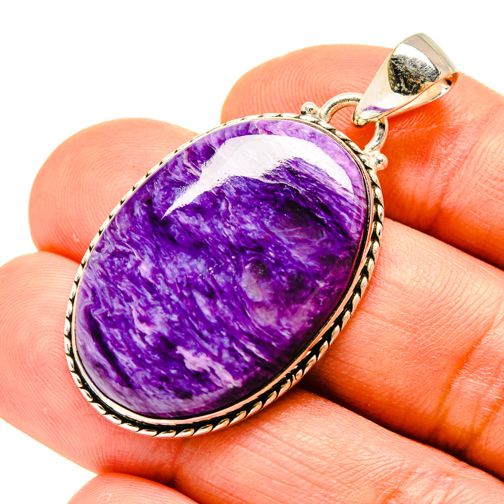 Charoite Pendants handcrafted by Ana Silver Co - PD758598