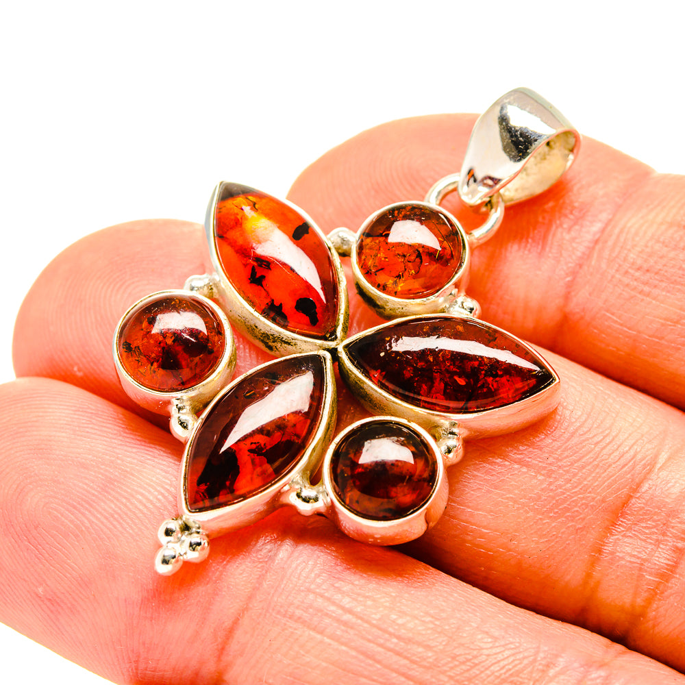 Baltic Amber Pendants handcrafted by Ana Silver Co - PD758599