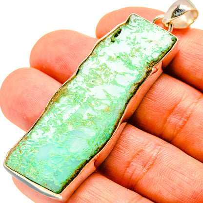 Green Fuchsite Pendants handcrafted by Ana Silver Co - PD758605