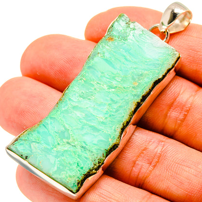 Green Fuchsite Pendants handcrafted by Ana Silver Co - PD758607