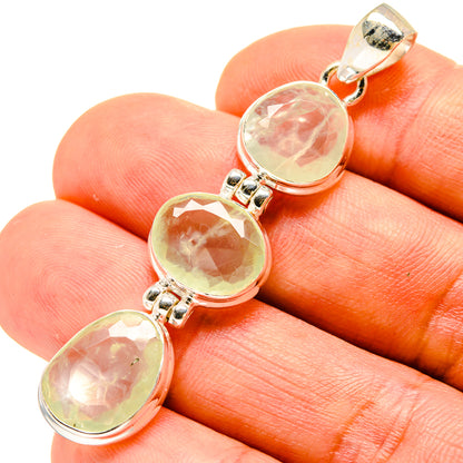 Prehnite Pendants handcrafted by Ana Silver Co - PD758612