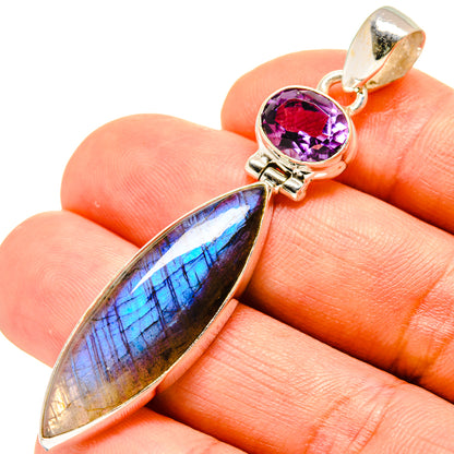 Labradorite Pendants handcrafted by Ana Silver Co - PD758614