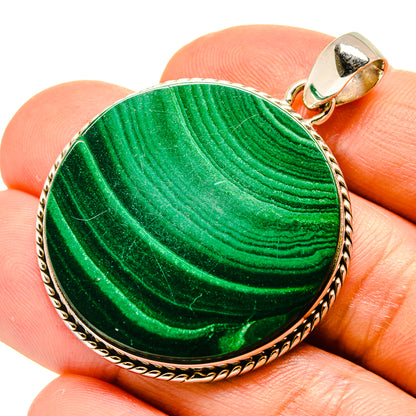 Malachite Pendants handcrafted by Ana Silver Co - PD758628
