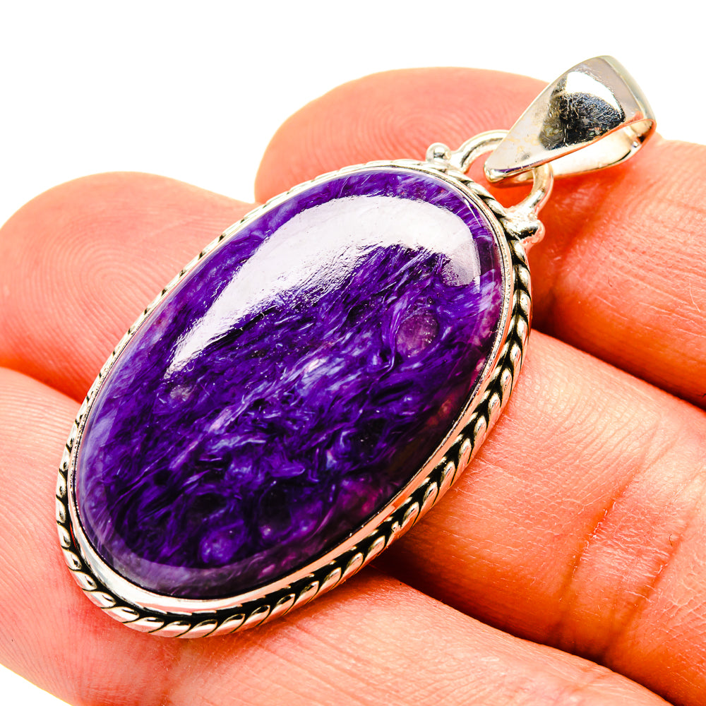Charoite Pendants handcrafted by Ana Silver Co - PD758635