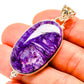 Charoite Pendants handcrafted by Ana Silver Co - PD758636