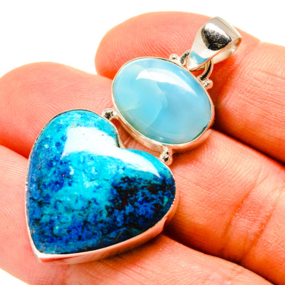 Shattuckite Pendants handcrafted by Ana Silver Co - PD758637