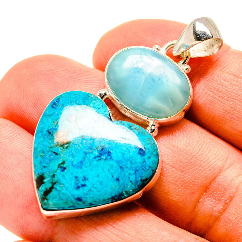 Shattuckite Pendants handcrafted by Ana Silver Co - PD758638