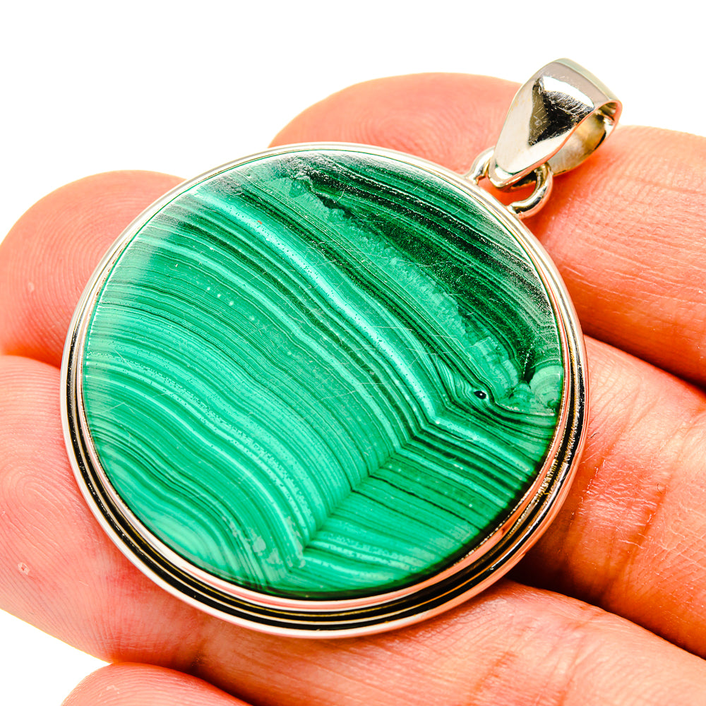 Malachite Pendants handcrafted by Ana Silver Co - PD758650