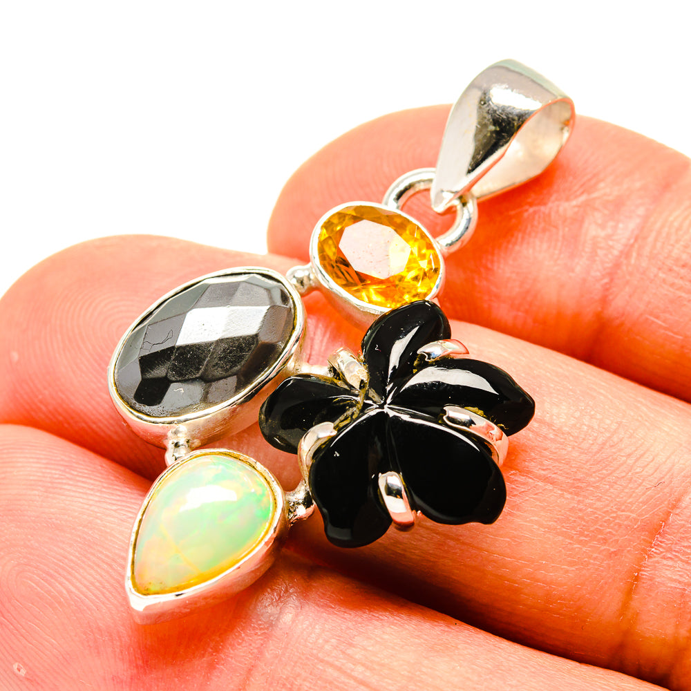 Hematite Pendants handcrafted by Ana Silver Co - PD758656