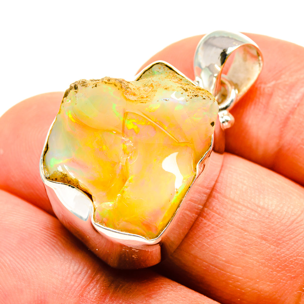 Ethiopian Opal Pendants handcrafted by Ana Silver Co - PD758661