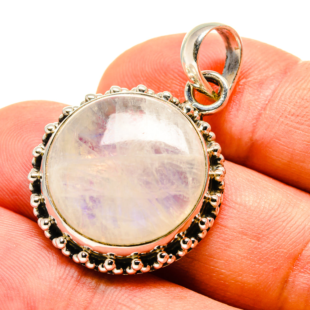 Rainbow Moonstone Pendants handcrafted by Ana Silver Co - PD758666