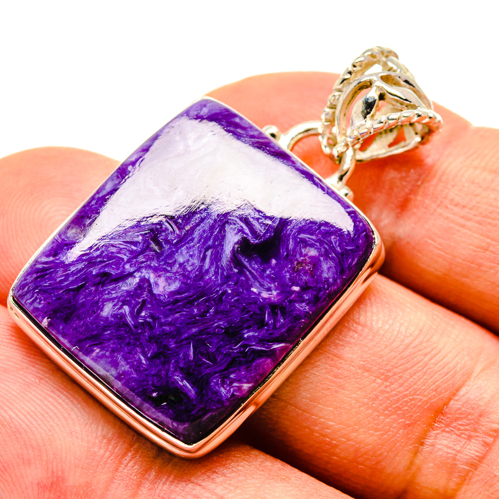 Charoite Pendants handcrafted by Ana Silver Co - PD758669