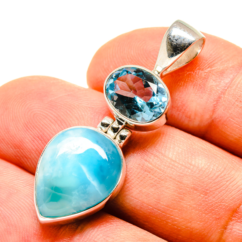 Larimar Pendants handcrafted by Ana Silver Co - PD758670