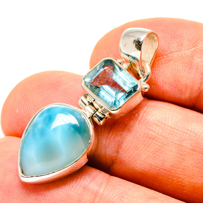 Larimar Pendants handcrafted by Ana Silver Co - PD758671