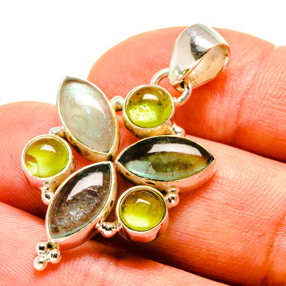 Prehnite Pendants handcrafted by Ana Silver Co - PD758672
