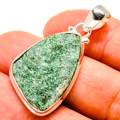 Green Fuchsite Pendants handcrafted by Ana Silver Co - PD758681