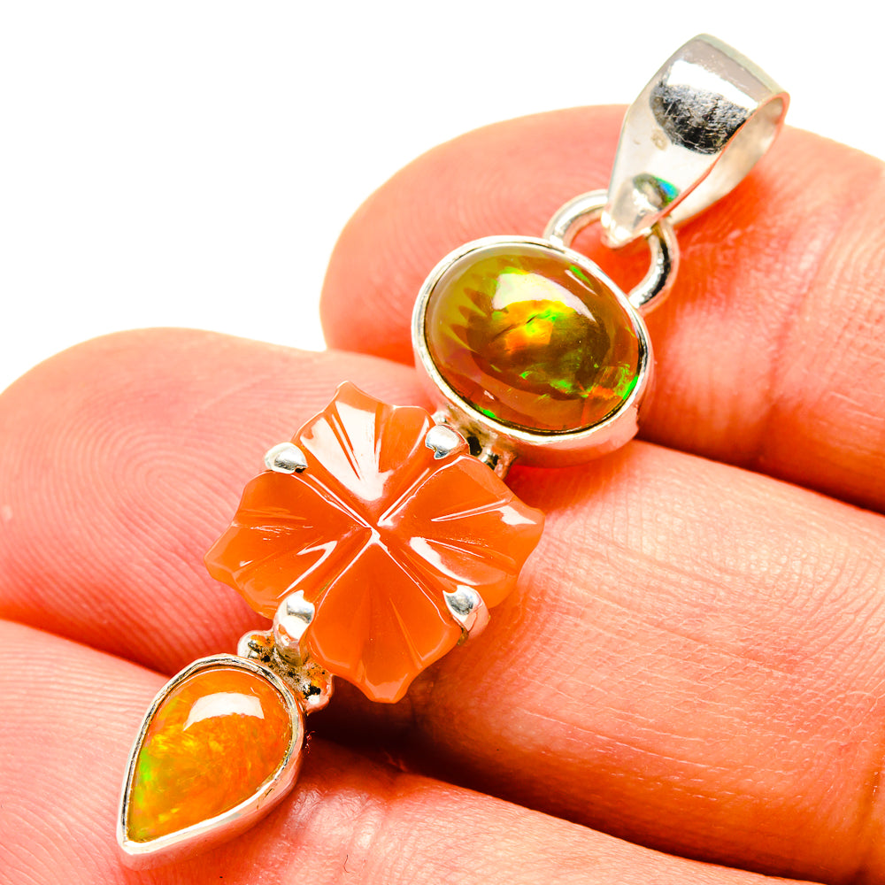 Carnelian Pendants handcrafted by Ana Silver Co - PD758682