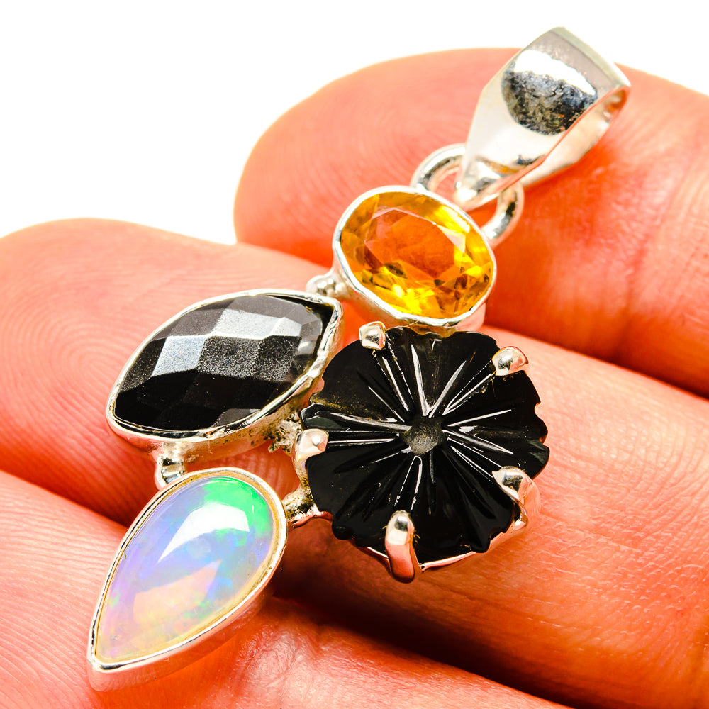 Black Onyx Pendants handcrafted by Ana Silver Co - PD758687