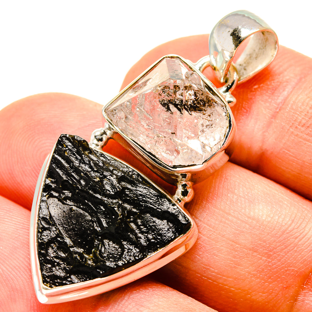 Tektite Pendants handcrafted by Ana Silver Co - PD758692
