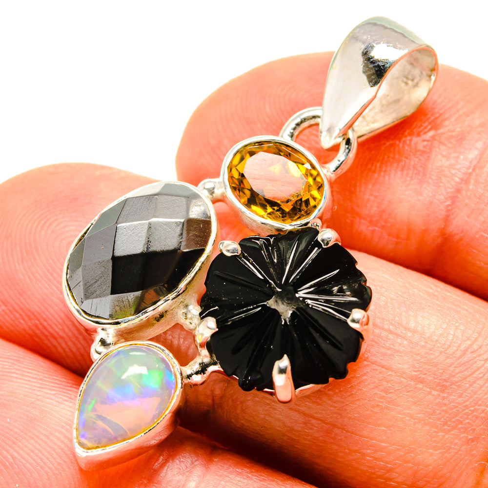 Hematite Pendants handcrafted by Ana Silver Co - PD758695