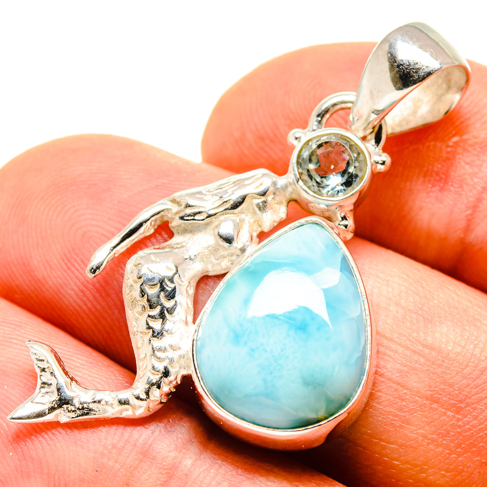Larimar Pendants handcrafted by Ana Silver Co - PD758696