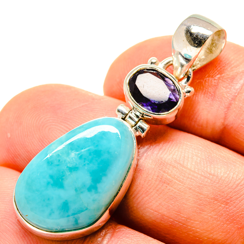 Larimar Pendants handcrafted by Ana Silver Co - PD758699