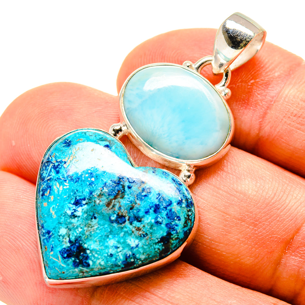 Shattuckite Pendants handcrafted by Ana Silver Co - PD758700