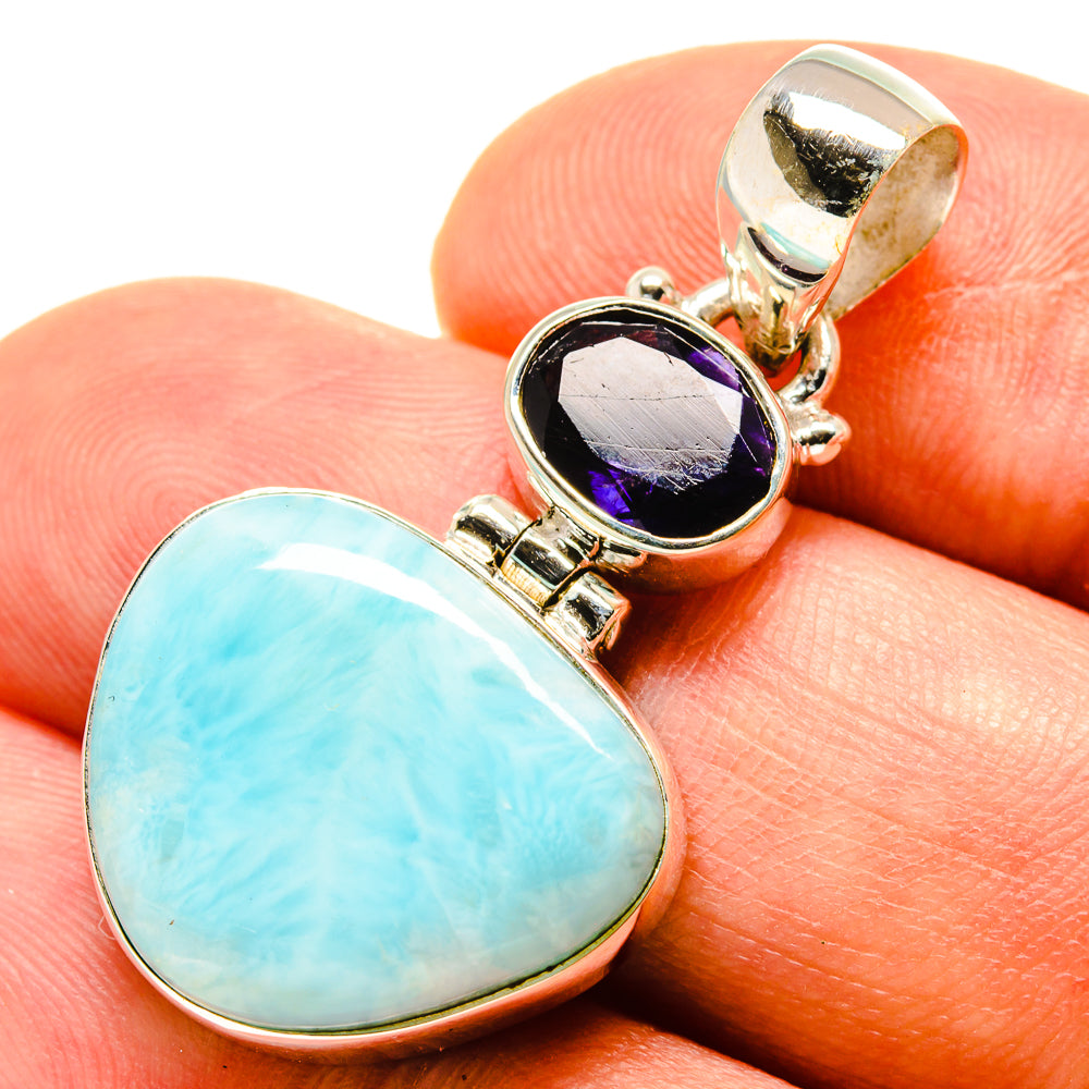 Larimar Pendants handcrafted by Ana Silver Co - PD758702